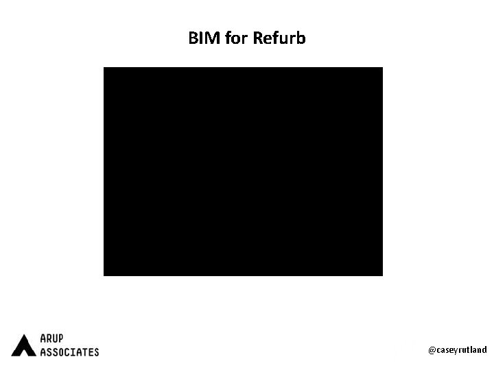 BIM for Refurb @caseyrutland 