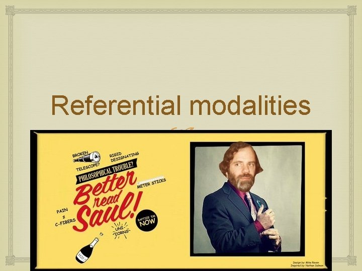 Referential modalities 