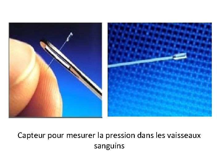 Capteur pour mesurer la pression dans les vaisseaux sanguins 
