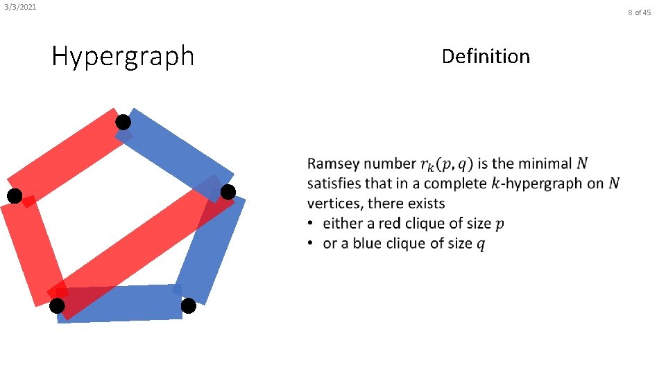 3/3/2021 8 of 45 Hypergraph Definition 