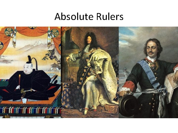 Absolute Rulers 