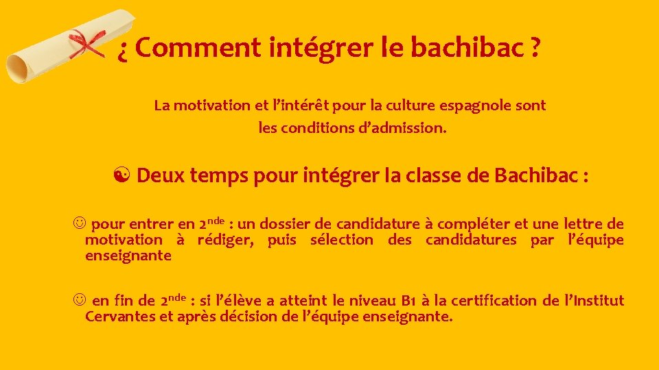 ¿ Comment intégrer le bachibac ? La motivation et l’intérêt pour la culture espagnole