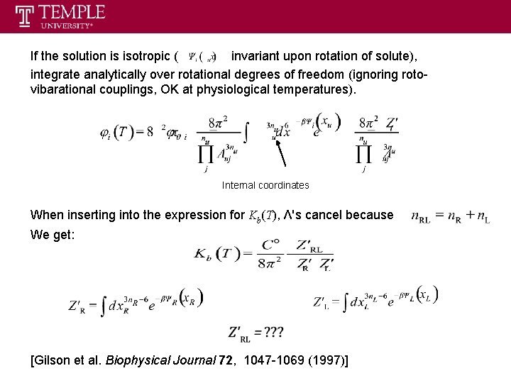 If the solution is isotropic ( invariant upon rotation of solute), integrate analytically over