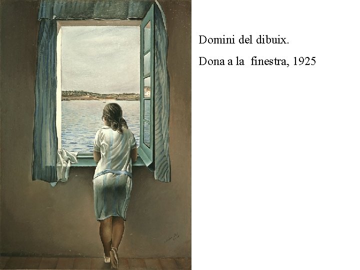 Domini del dibuix. Dona a la finestra, 1925 