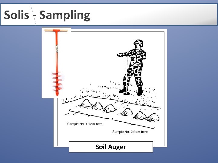 Solis - Sampling Soil Auger 