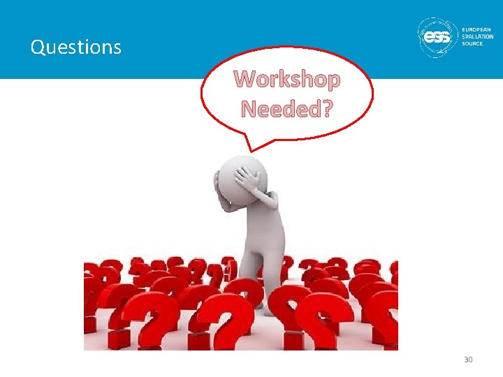 Questions Workshop Needed? 30 