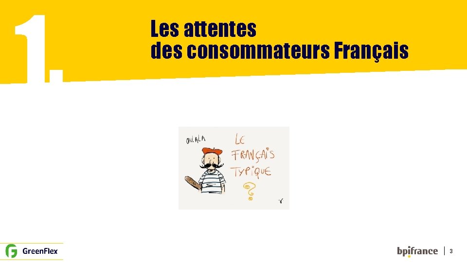 1. Les attentes des consommateurs Français 3 