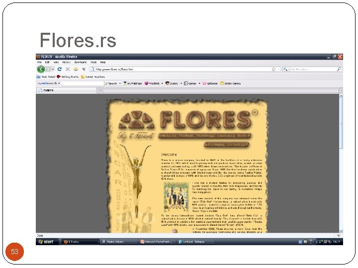 Flores. rs 53 