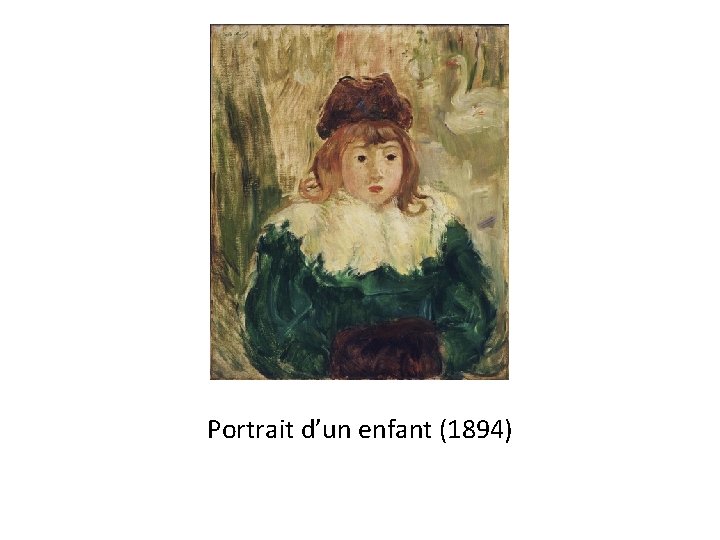 Portrait d’un enfant (1894) 