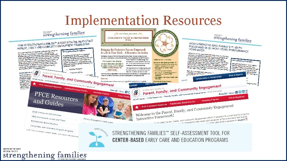 Implementation Resources 