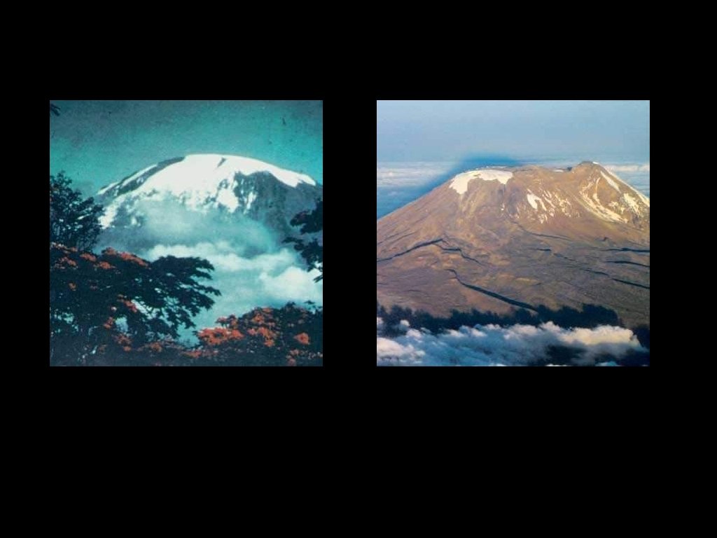 Kilimanjaro 1970 2005 8 9 