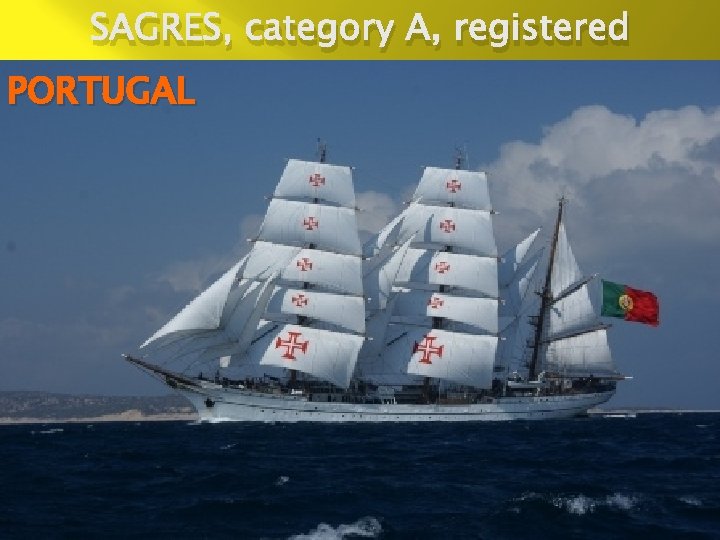 SAGRES, category A, registered PORTUGAL 