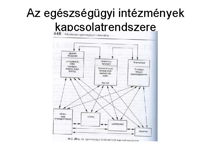 Az egészségügyi intézmények kapcsolatrendszere 