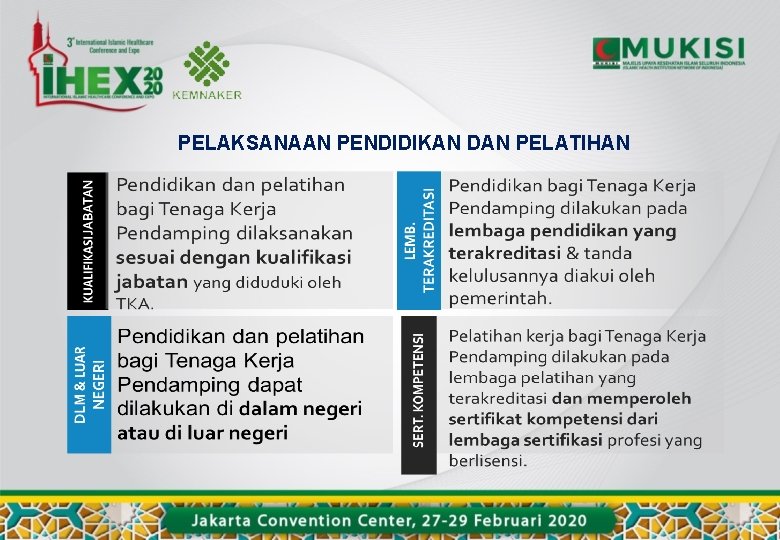 PELAKSANAAN PENDIDIKAN DAN PELATIHAN 