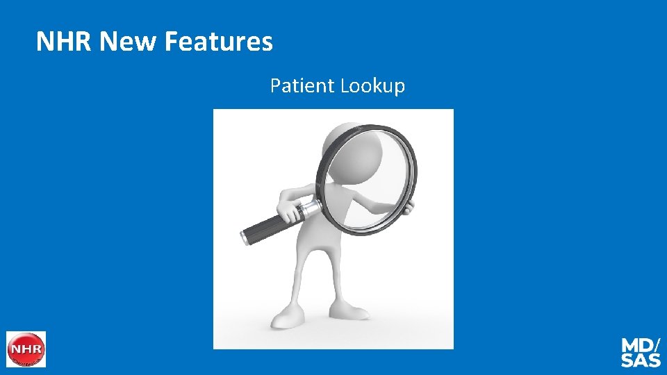 NHR New Features Patient Lookup 