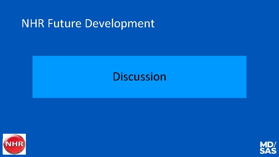 NHR Future Development Discussion 