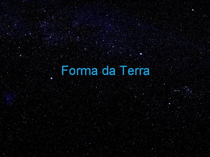 Forma da Terra 