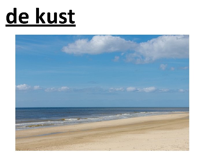 de kust 