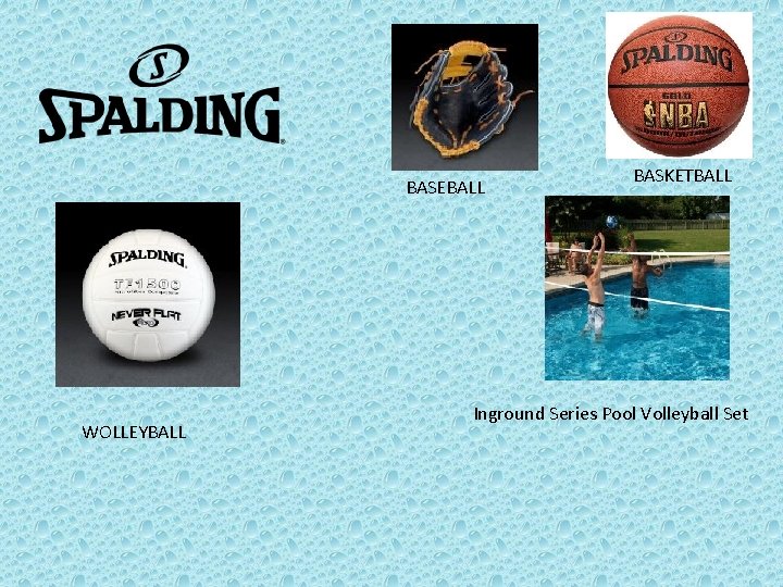 BASEBALL WOLLEYBALL BASKETBALL Inground Series Pool Volleyball Set 
