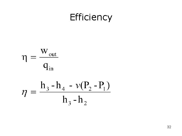 Efficiency 32 