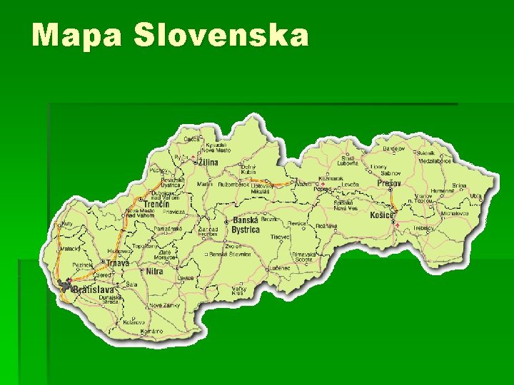 Mapa Slovenska 