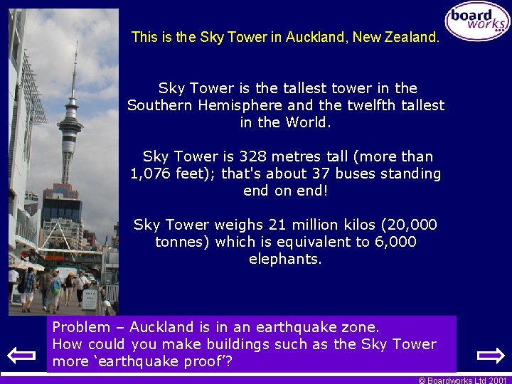 This is the Sky Tower in Auckland, New Zealand. Sky Tower is the tallest
