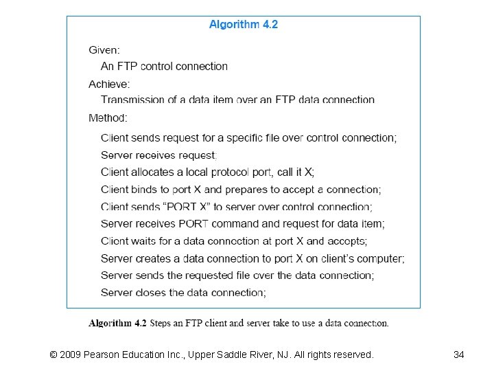 © 2009 Pearson Education Inc. , Upper Saddle River, NJ. All rights reserved. 34
