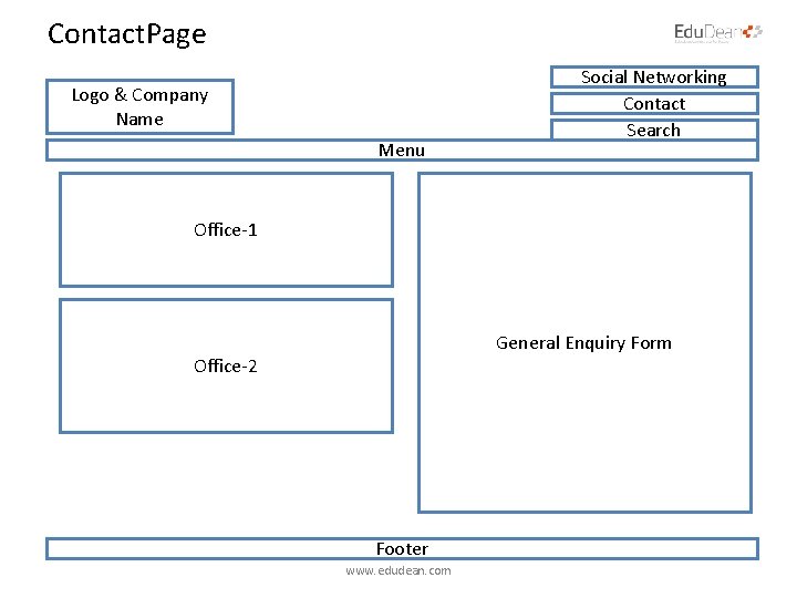 Contact. Page Logo & Company Name Menu Social Networking Contact Search Office-1 General Enquiry