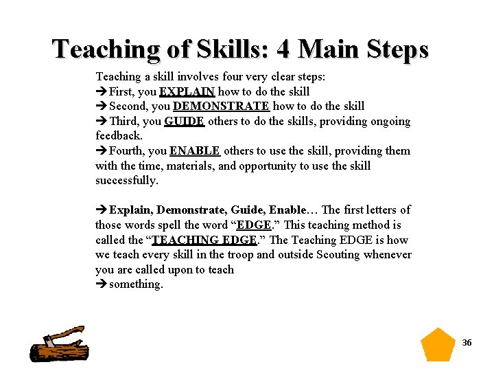 Teaching of Skills: 4 Main Steps Teaching a skill involves four very clear steps: