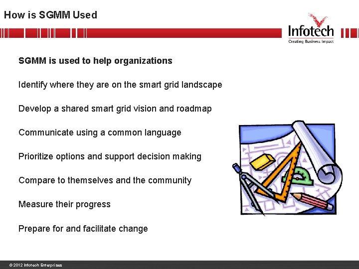 How is SGMM Used SGMM is used to help organizations Identify where they are