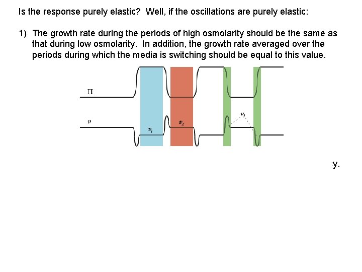 Is the response purely elastic? Well, if the oscillations are purely elastic: 1) The