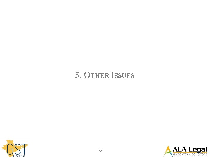 5. OTHER ISSUES 94 