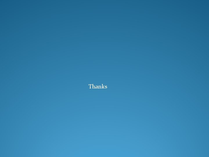 Thanks 
