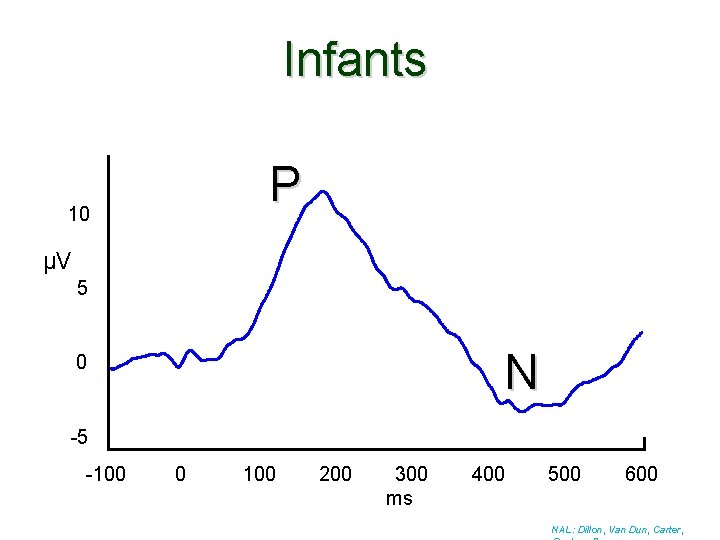 Infants P 10 µV 5 N 0 -5 -100 0 100 200 300 ms
