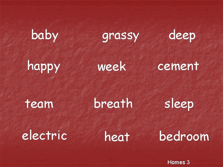 baby grassy deep happy week cement team breath sleep electric heat bedroom Homes 3