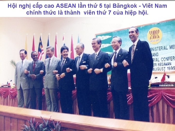 Hội nghị cấp cao ASEAN lần thứ 5 tại Băngkok - Viêt Nam chính