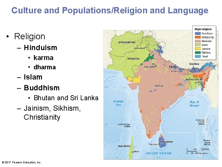 Culture and Populations/Religion and Language • Religion – Hinduism • karma • dharma –