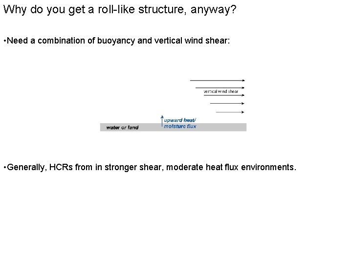 Why do you get a roll-like structure, anyway? • Need a combination of buoyancy Why do you get a roll-like structure, anyway? • Need a combination of buoyancy