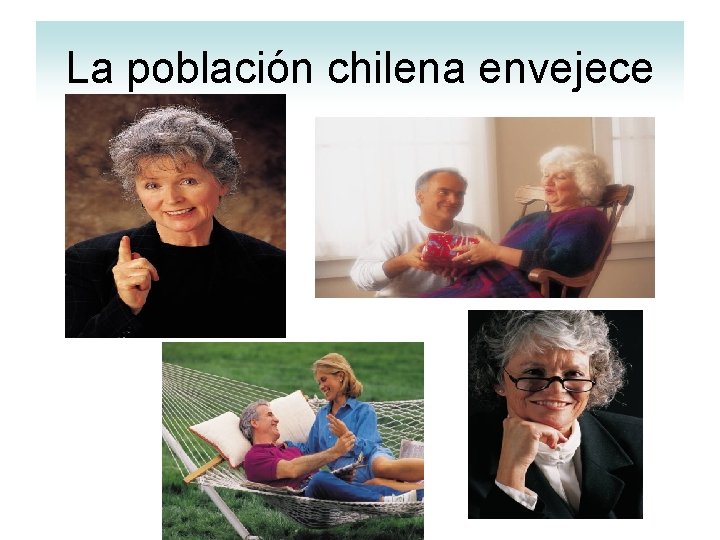 La población chilena envejece 
