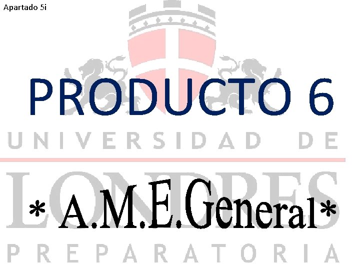 Apartado 5 i PRODUCTO 6 