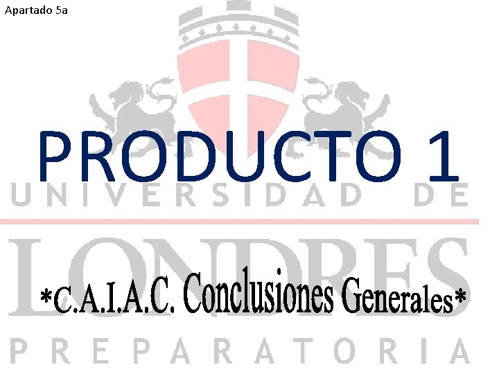 Apartado 5 a PRODUCTO 1 