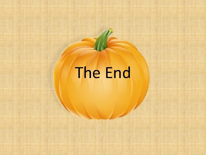 The End 