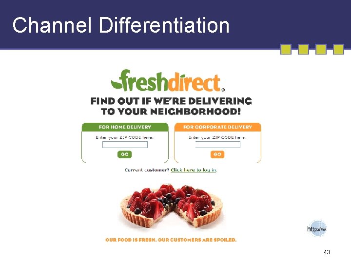 Channel Differentiation 43 