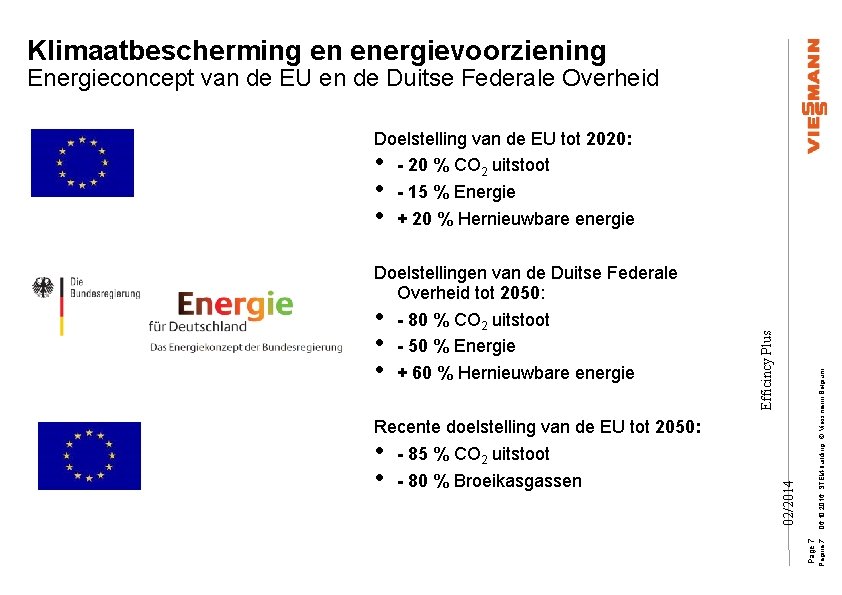 Klimaatbescherming en energievoorziening Energieconcept van de EU en de Duitse Federale Overheid 06. 10.