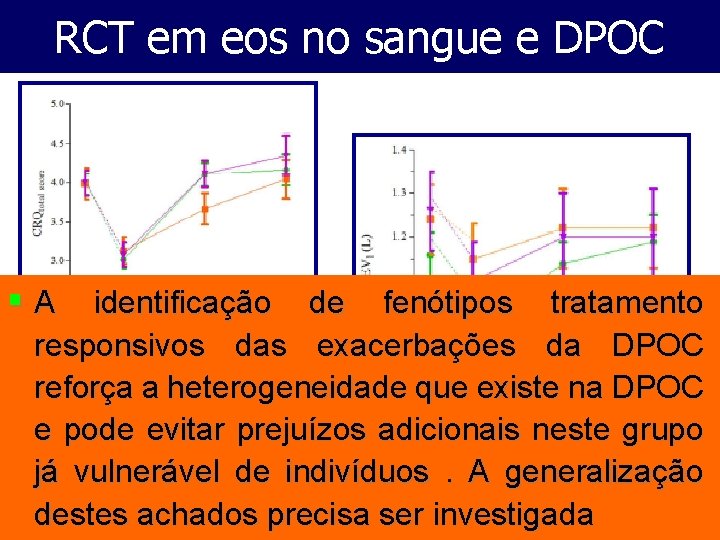 RCT em eos no sangue e DPOC §A identificação de fenótipos tratamento responsivos das