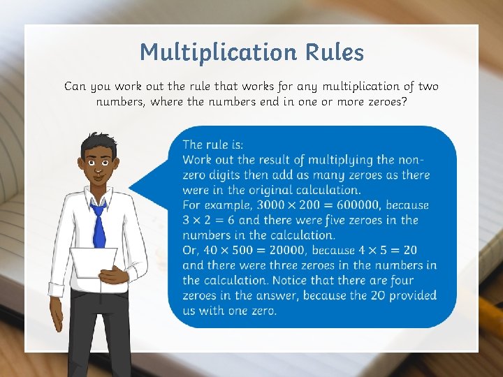 Multiplication Rules Can you work out the rule that works for any multiplication of