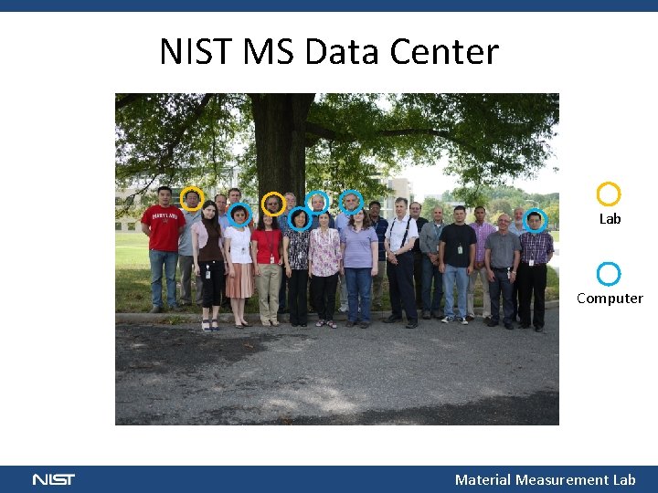 NIST MS Data Center Lab Computer Material Measurement Lab 