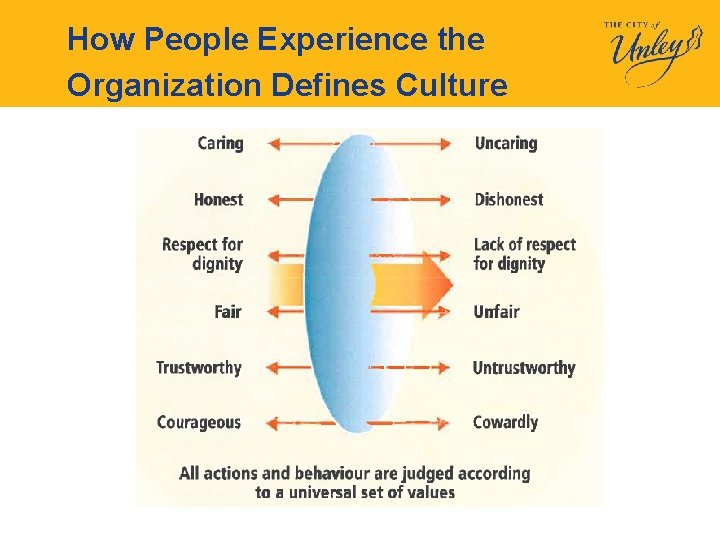 How People Experience the Organization Defines Culture 