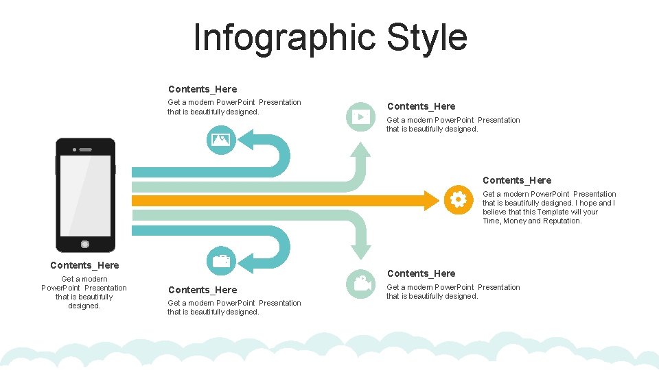 Infographic Style Contents_Here Get a modern Power. Point Presentation that is beautifully designed. I