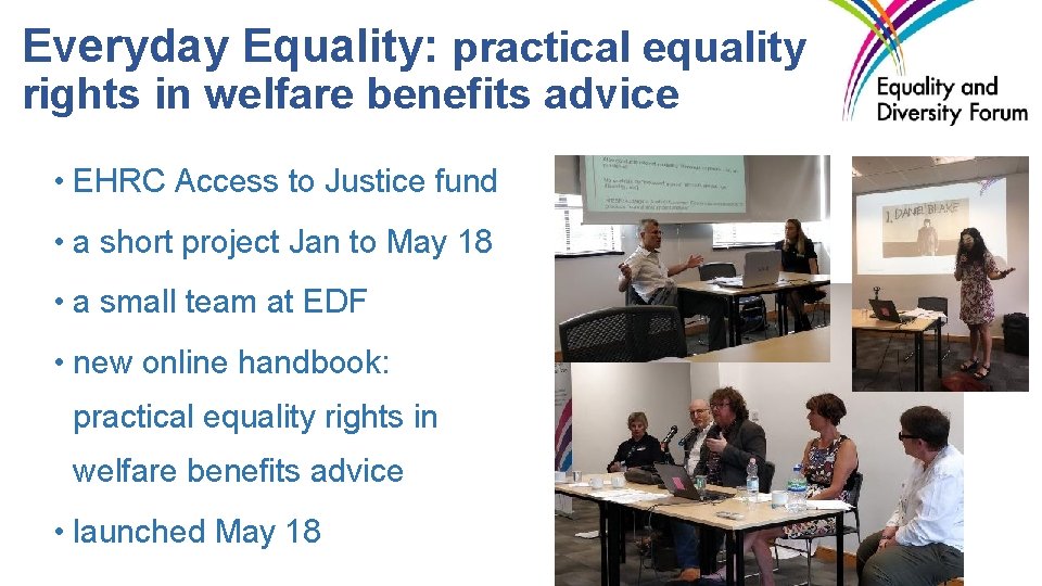 Everyday Equality: practical equality rights in welfare benefits advice • EHRC Access to Justice
